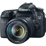 Ficha técnica e caractérísticas do produto Câmera Canon DSLR Eos 70d com Lente 18-135mm