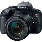 Ficha técnica e caractérísticas do produto Camera Canon DSLR EOS Rebel T7i Kit Lente 18-135mm