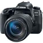 Ficha técnica e caractérísticas do produto Câmera Canon EOS 77D DSLR KIT Lente 18-135mm USM