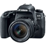 Ficha técnica e caractérísticas do produto Câmera Canon Eos 77d Dslr Kit Lente 18-55mm