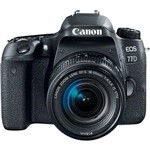 Câmera Canon EOS 77D DSLR KIT Lente 18-55mm