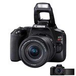 Ficha técnica e caractérísticas do produto Câmera Canon EOS Rebel SL3 com Lente 18-55mm