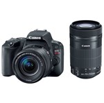 Ficha técnica e caractérísticas do produto Câmera Canon Eos Rebel Sl2 Premium com Lente 18-55Mm + 55-250Mm