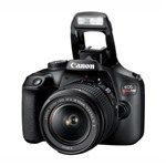 Ficha técnica e caractérísticas do produto Câmera Canon EOS Rebel T100 18MP + 18-55mm EF-S IS II