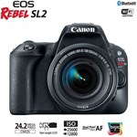 Ficha técnica e caractérísticas do produto Camera Canon EOS SL2 Kit 18-55mm