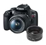 Ficha técnica e caractérísticas do produto Câmera Canon T7 + Lente 18-55Mm + Lente 50Mm 1.8 Yongnuo