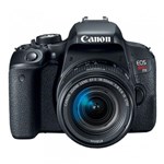 Ficha técnica e caractérísticas do produto Câmera Canon T7i e Lente EF-S 18-55mm F/3.5-5.6 IS
