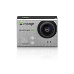Ficha técnica e caractérísticas do produto Câmera de Ação Mirage 4K Tela de LCD 2" Sport 16MP Prata com 22 Acessórios - Mirage
