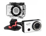 Ficha técnica e caractérísticas do produto Câmera de Ação Sport Cam Cinza Wi-Fi Prata 8MP Full HD FS101 Newlink