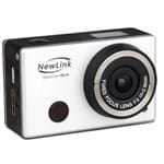 Ficha técnica e caractérísticas do produto Câmera de Ação Sport Cam NewLink Wi-Fi FS101 Prata 8MP - Grava Vídeo Full HD