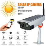 Ficha técnica e caractérísticas do produto Câmera de Segurança Externa Bateria Interna Solar Áudio Wifi Onvif Internet 1080p