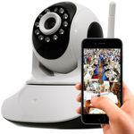 Ficha técnica e caractérísticas do produto Camera De Vigilancia - Ip - Wireless - Rotativa