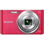 Ficha técnica e caractérísticas do produto Câmera Digital 20.1Mp Rosa Dsc-W830p Sony