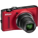 Ficha técnica e caractérísticas do produto Câmera Digital 12.1Mp Coolpix Vermelha S8100 Nikon