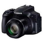 Ficha técnica e caractérísticas do produto Câmera Digital 16.1 MP, LCD 3.0´´, Zoom Óptico 65x, Vídeo Full HD SX60HS CANON