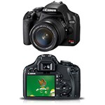 Ficha técnica e caractérísticas do produto Câmera Digital Canon EOS Rebel T1i 15.1MP C/ Lente EF-S 18-55mm F/3.5-5.6 IS