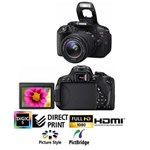 Ficha técnica e caractérísticas do produto Câmera Digital Canon EOS Rebel T5i 18MP - LCD Móvel e Touch de 3”, com Flash Embutido, Zoom Óptico 3x, Lente EF-S 18-55mm IS STM e Vídeo Full HD