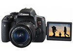 Ficha técnica e caractérísticas do produto Câmera Digital Canon EOS Rebel T6i 24.2MP - Profissional 3” Full HD Wi-Fi