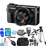 Ficha técnica e caractérísticas do produto Camera Digital Canon Powershot G7 X Mark Ii Digital Super Kit Completa