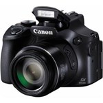 Ficha técnica e caractérísticas do produto Camera Digital Canon Powershot Sx60Hs Preta com Zoom Ótico 65X e Lente Grande Angular