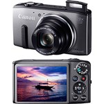 Ficha técnica e caractérísticas do produto Câmera Digital Canon Powershot SX270 HS 12.1MP Cinza Zoom Óptico 20x