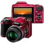 Ficha técnica e caractérísticas do produto Camera Digital Coolpix L820 Vermelha 7918 - Nikon