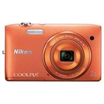 Ficha técnica e caractérísticas do produto Camera Digital Coolpix S3500 Laranja 7908 -Nikon