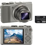 Câmera Digital 3D Sony Cyber-Shot DSC-HX50 20.4MP com 30x Zoom Óptico e Wi-Fi + Cartão 8GB
