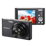Ficha técnica e caractérísticas do produto Câmera Digital Dsc-w830 20.1mp Preta Sony