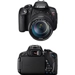 Ficha técnica e caractérísticas do produto Câmera Digital DSLR Canon EOS Rebel T5i 18MP Lente EF-S 18-135 IS STM