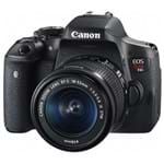 Ficha técnica e caractérísticas do produto Câmera Digital DSLR Canon EOS Rebel T6I com Lente 18-55 Mm, Wi-Fi, 24.2MP