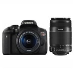 Ficha técnica e caractérísticas do produto Câmera Digital DSLR Canon EOS Rebel T6I Premium Kit