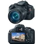 Ficha técnica e caractérísticas do produto Câmera Digital DSLR Canon EOS Rebel T3i 18 MP C/ Lente 18-135mm Preta