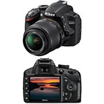 Ficha técnica e caractérísticas do produto Câmera Digital DSLR Nikon D3200 24MP Lente Nikkor 18-55mm VR Preta