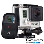 Ficha técnica e caractérísticas do produto Câmera Digital e Filmadora GoPro HERO3+ Black Edition Adventure CHDHX-302 Prata/Preto 12 MP, Wi-Fi, com Lente Grande Ângular Imersiva e Vídeo Full HD