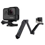 Ficha técnica e caractérísticas do produto Câmera Digital e Filmadora GoPro Hero5 Black CHDHX-501 Cinza + Suporte 3 Formas GoPro AFAEM-001 para Câmeras Hero