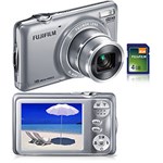 Ficha técnica e caractérísticas do produto Câmera Digital Fuji Finepix JX425 16 MP C/ 5x Zoom Óptico Cartão SD 4GB Prata