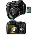 Ficha técnica e caractérísticas do produto Câmera Digital Fuji FinePix S3300 14MP C/ 26x Zoom Óptico Cartão SD Preta