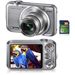 Ficha técnica e caractérísticas do produto Câmera Digital Fuji JX 300 14MP C/ 5x Zoom Óptico Cartão SD 4GB Prata