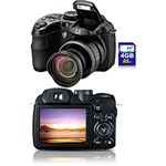 Ficha técnica e caractérísticas do produto Câmera Digital GE X-5 14MP C/ 15x Zoom Óptico Cartão SD 4GB Preta
