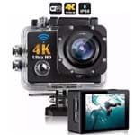 Ficha técnica e caractérísticas do produto Camera Digital Go Plus 4K Sports Ultra Hd Wireless Preta New