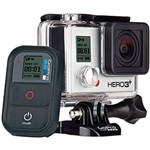 Ficha técnica e caractérísticas do produto Câmera Digital Go Pro Hero3+ Black Edition Surf 12MP com Wi-Fi e Gravação de Vídeo em 4K, HD/Full HD