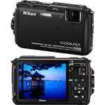 Ficha técnica e caractérísticas do produto Camera Digital Nikon Coolpix AW110 Preta