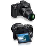 Ficha técnica e caractérísticas do produto Câmera Digital Nikon Coolpix P500 12MP, 36x Zoom Óptico Preta