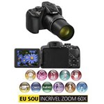 Ficha técnica e caractérísticas do produto Câmera Digital Nikon Coolpix P600 Preta