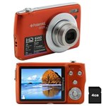 Ficha técnica e caractérísticas do produto Câmera Digital Polaroid IS529 Laranja com LCD 2,7”, 16 MP, Vídeo HD, Zoom Óptico 5x, Estabilizador de Imagem e Detector de Face
