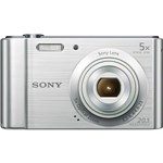 Ficha técnica e caractérísticas do produto Camera Digital Prata 20.1Mp Dsc-W800s Sony