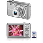 Ficha técnica e caractérísticas do produto Câmera Digital Samsung ES70 12.2 MP C/ 5x Zoom Óptico Cartão SD 2GB Prata