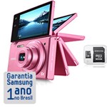 Ficha técnica e caractérísticas do produto Câmera Digital Samsung MV800 16.1MP Rosa C/ 5x de Zoom Óptico Cartão 4GB