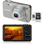 Ficha técnica e caractérísticas do produto Câmera Digital Samsung ST90 14.2 MP C/ 5x Zoom Óptico Cartão SD 2GB Prata